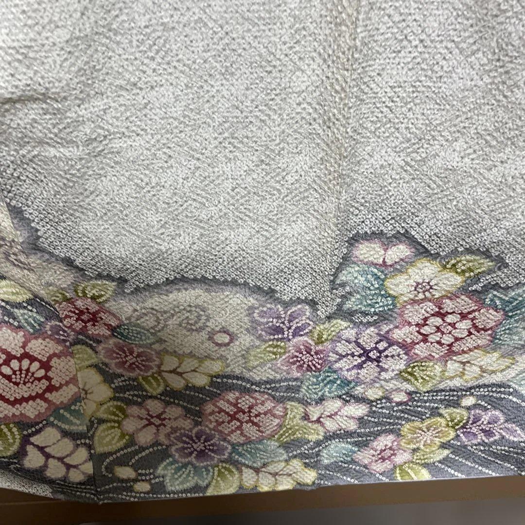 ひまわり　総絞り訪問着