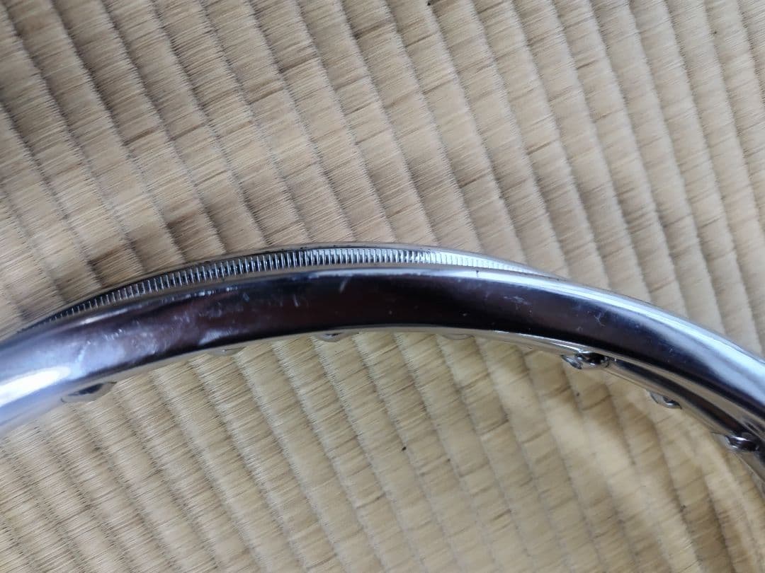 HONDA　CB400F D.I.D製メッキリム前後セット(1.6＋1.85)