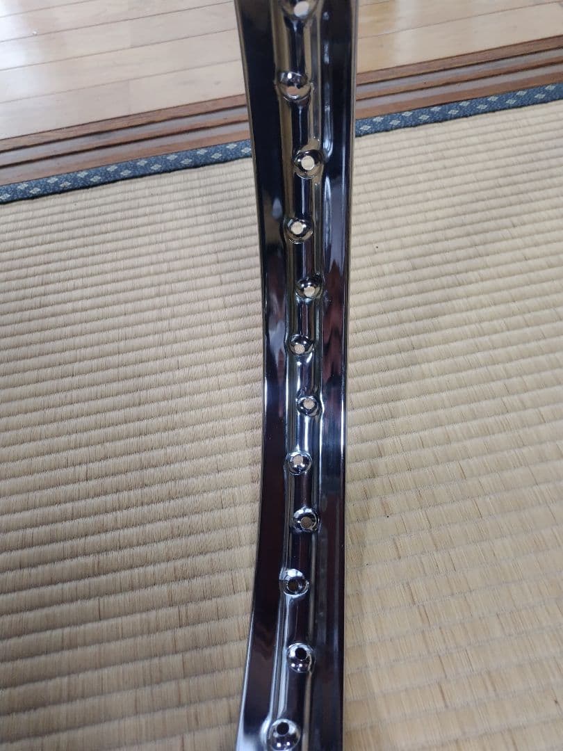 HONDA　CB400F D.I.D製メッキリム前後セット(1.6＋1.85)