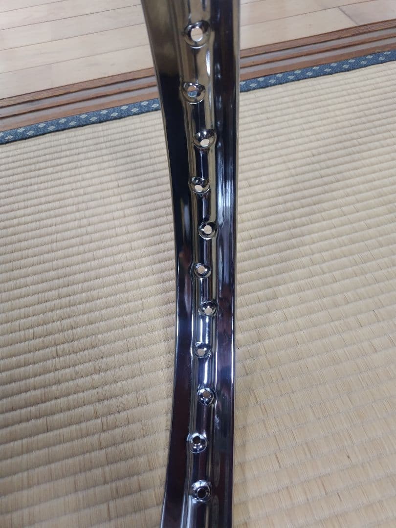 HONDA　CB400F D.I.D製メッキリム前後セット(1.6＋1.85)