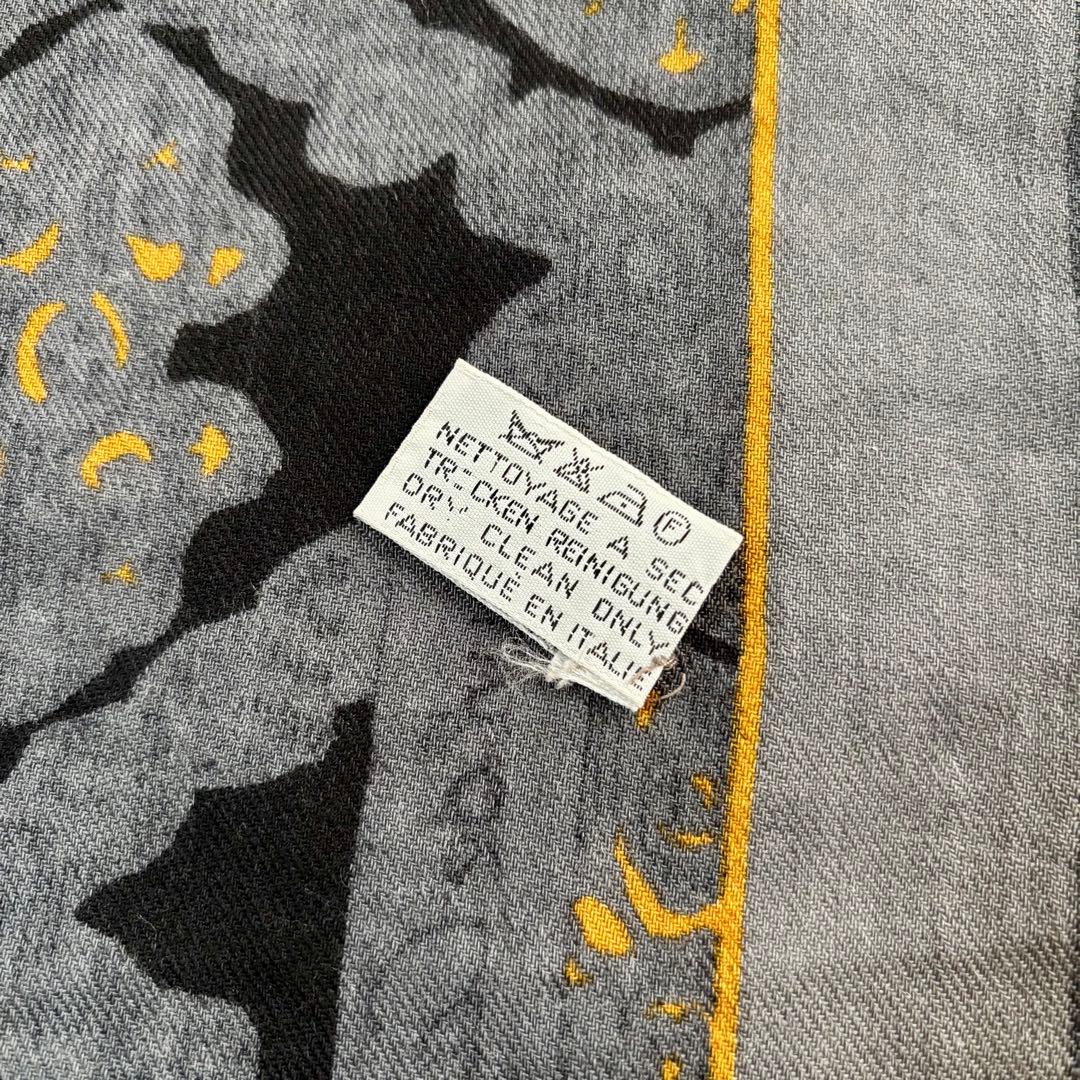 【カルティエ】マストライン パンテール 大判ストール ショール ウール シルク