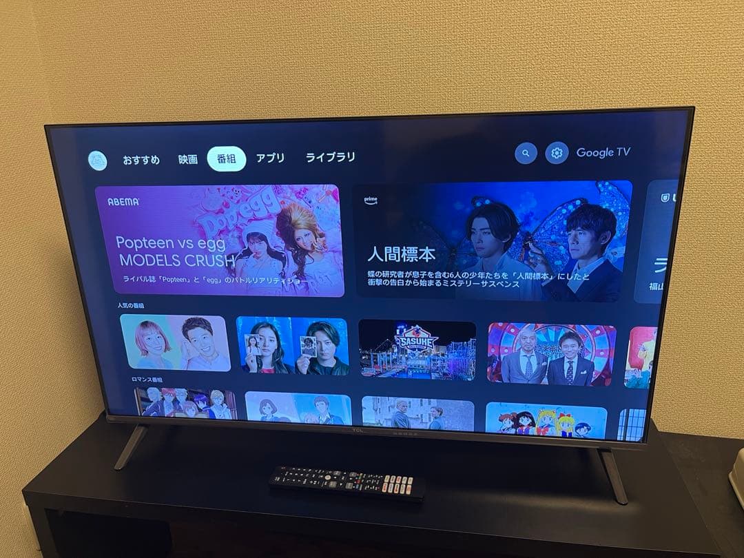 TCL 2024製 40V テレビ 40L5AG スマートテレビ