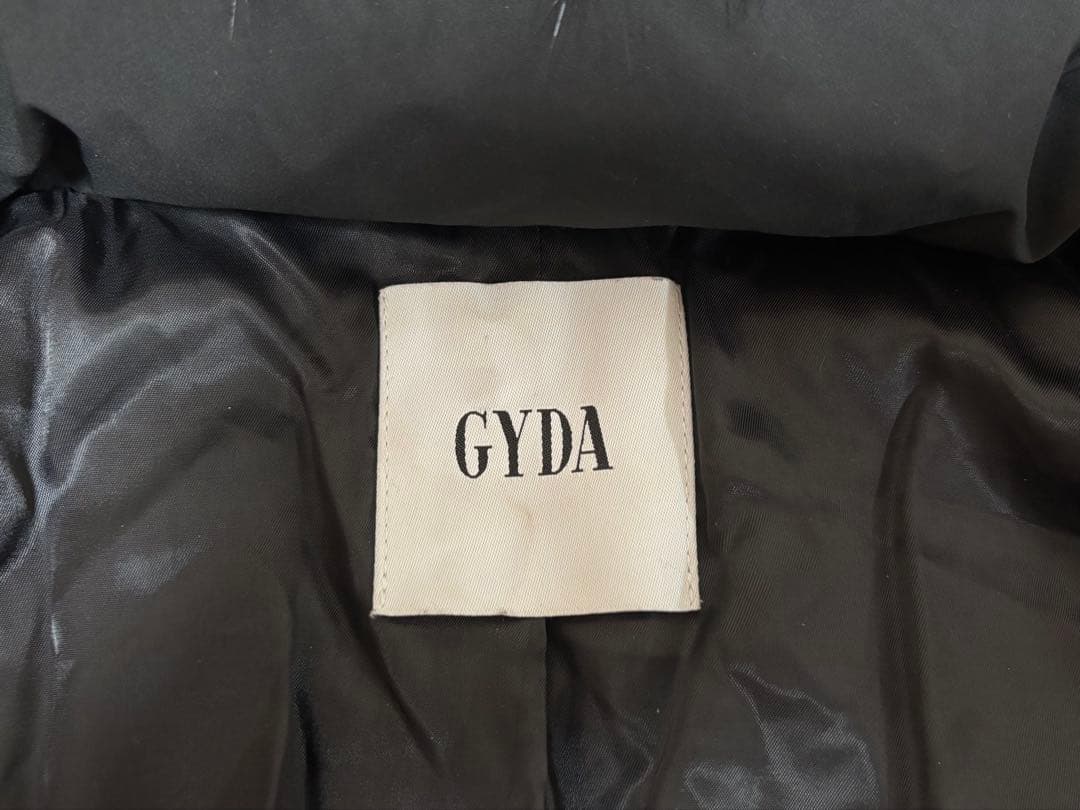 【最終値下げ】GYDA ロングダウンコート ブラック ベルト付き