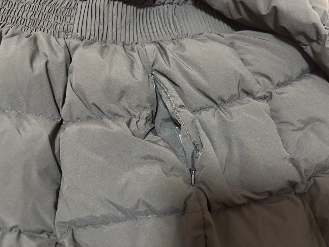 【最終値下げ】GYDA ロングダウンコート ブラック ベルト付き