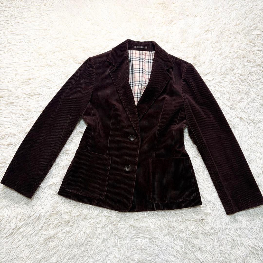 ✨美品✨大きいサイズ✨バーバリーロンドン　コーデュロイジャケット　ノバチェック