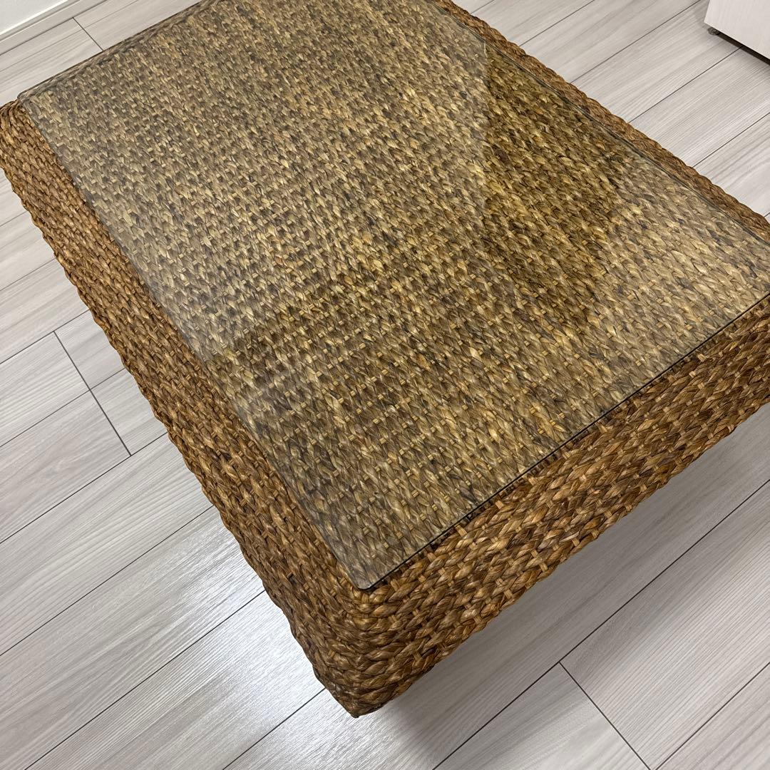 YOTHAKA ウォーターヒヤシンス　ローテーブル　アジアン家具　バリ風