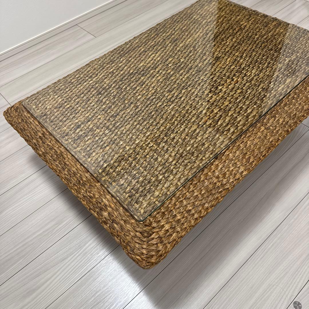 YOTHAKA ウォーターヒヤシンス　ローテーブル　アジアン家具　バリ風