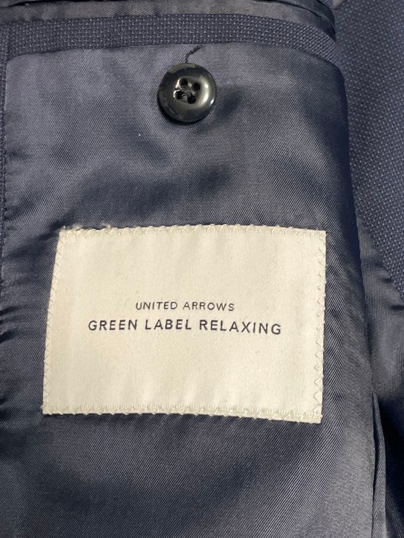 【極美品】MARZOTTO生地 ユナイテッドアローズ 3ピーススーツ ネイビー