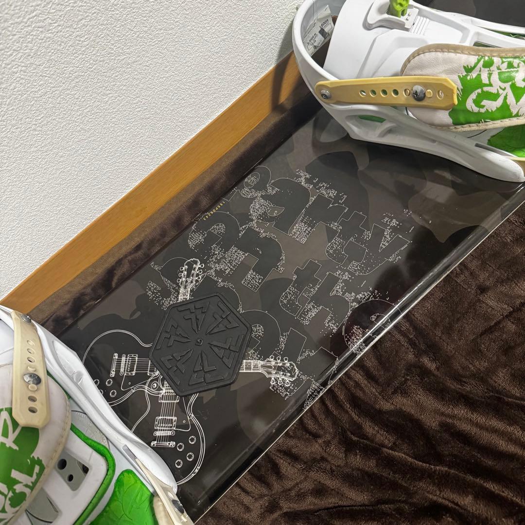 【初心者向け】スノーボード4点セット 155cm M ケース＆ブーツ付 メンズ