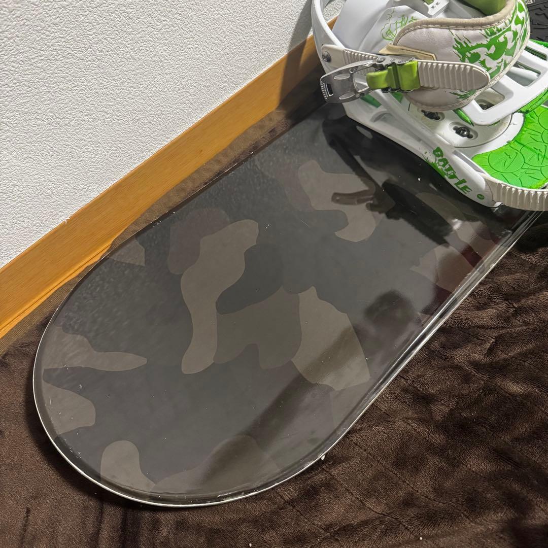 【初心者向け】スノーボード4点セット 155cm M ケース＆ブーツ付 メンズ