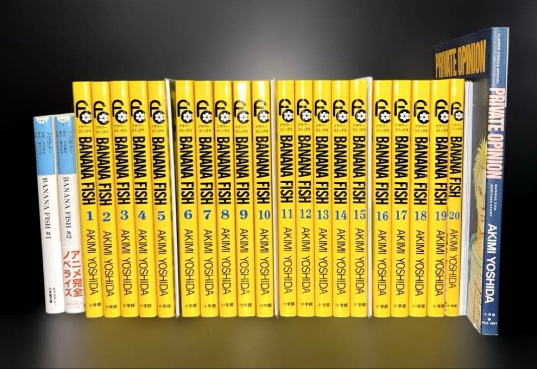 復刻版 BANANA FISH BOX 1-4 全1-20巻 全巻 関連本3冊