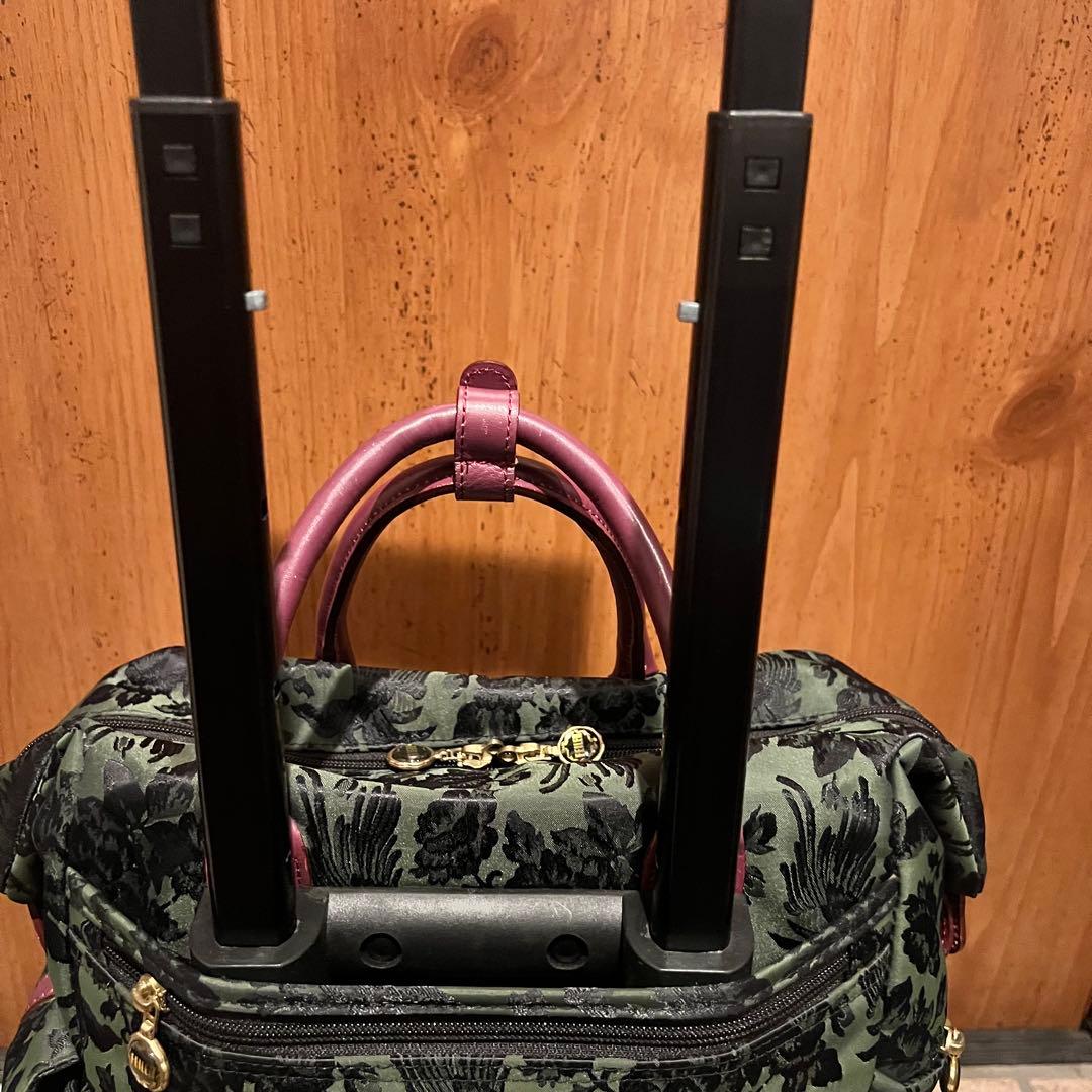 【希少美品】FEILER フェイラー トローリーバッグ キャリーバッグ