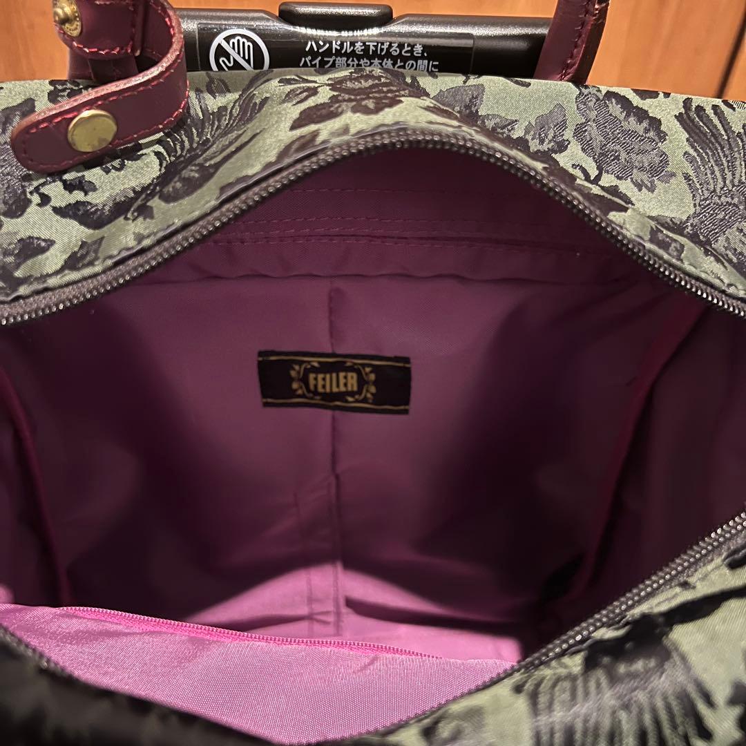 【希少美品】FEILER フェイラー トローリーバッグ キャリーバッグ