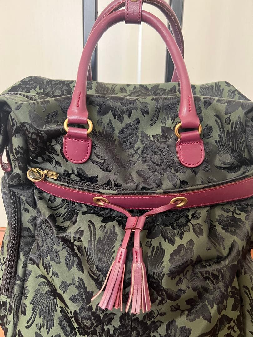 【希少美品】FEILER フェイラー トローリーバッグ キャリーバッグ