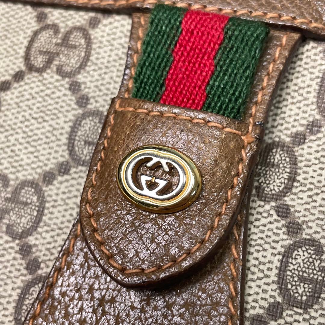GUCCI グッチ オールドグッチ 89 01 033 クラッチバッグ GG