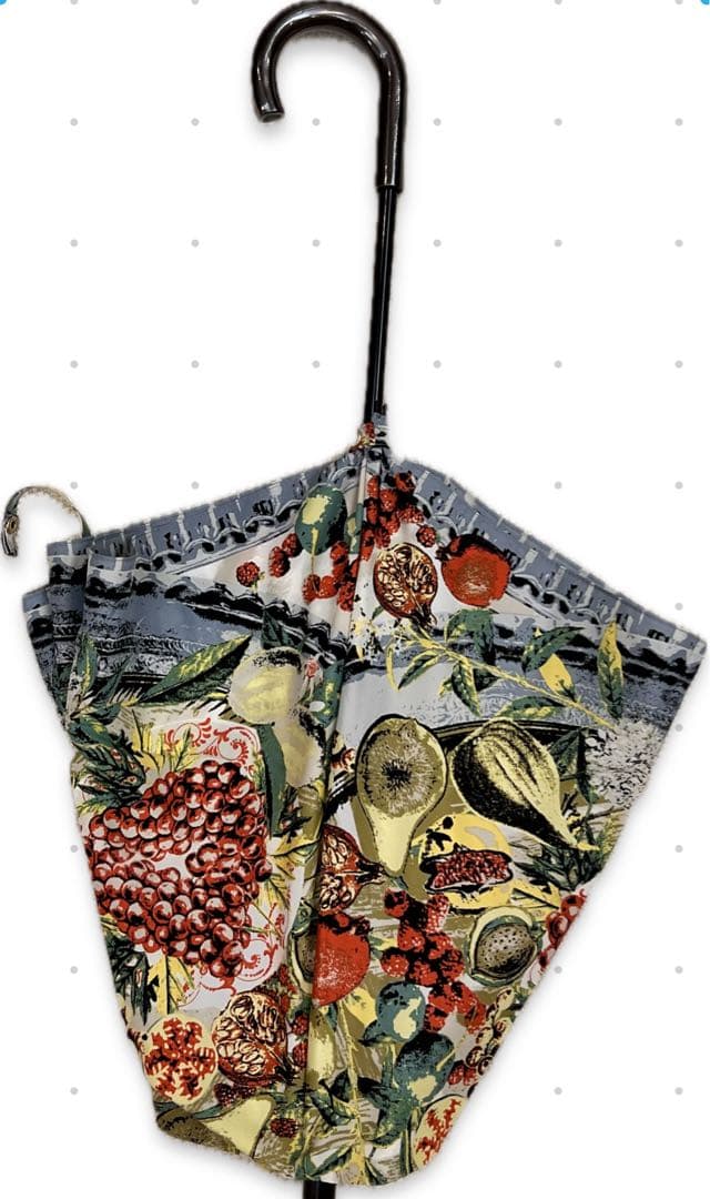 【未使用／タグ付き】 manipuriマニプリ折りたたみ傘/晴雨兼用ボタニカル柄