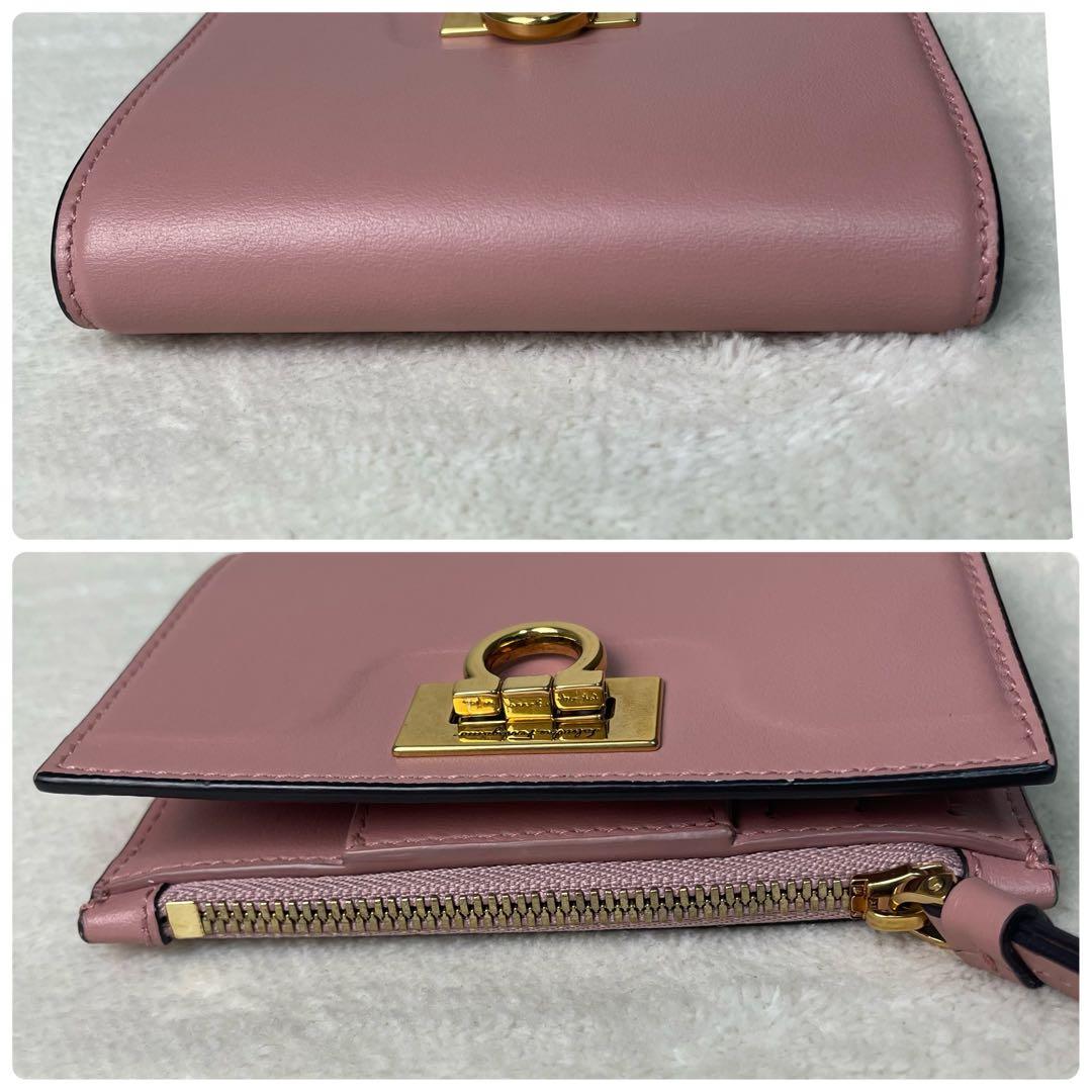 B*r様 極美品 Ferragamo フェラガモ チェーンウォレット 折財布 2