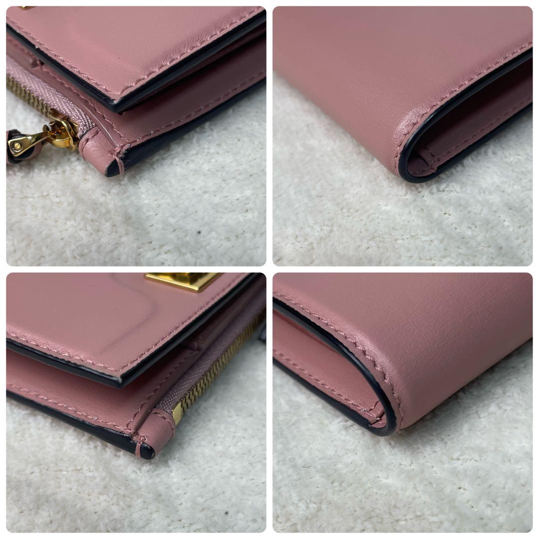 B*r様 極美品 Ferragamo フェラガモ チェーンウォレット 折財布 2