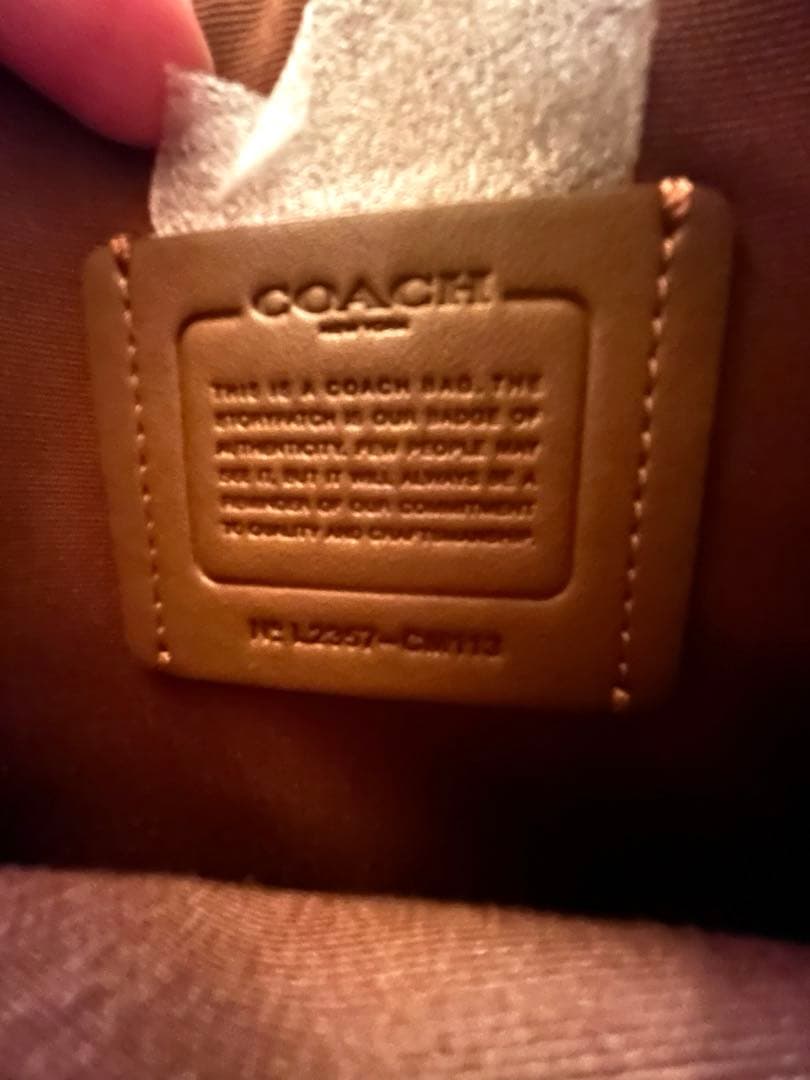 COACH ショルダーバッグ CM113 ブライトブルー