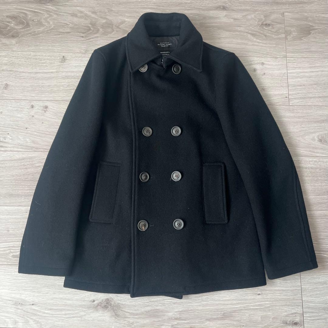 UNUSED アンユーズド ウールメルトン ピーコート ブラック Pコート 3