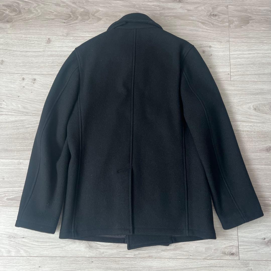 UNUSED アンユーズド ウールメルトン ピーコート ブラック Pコート 3