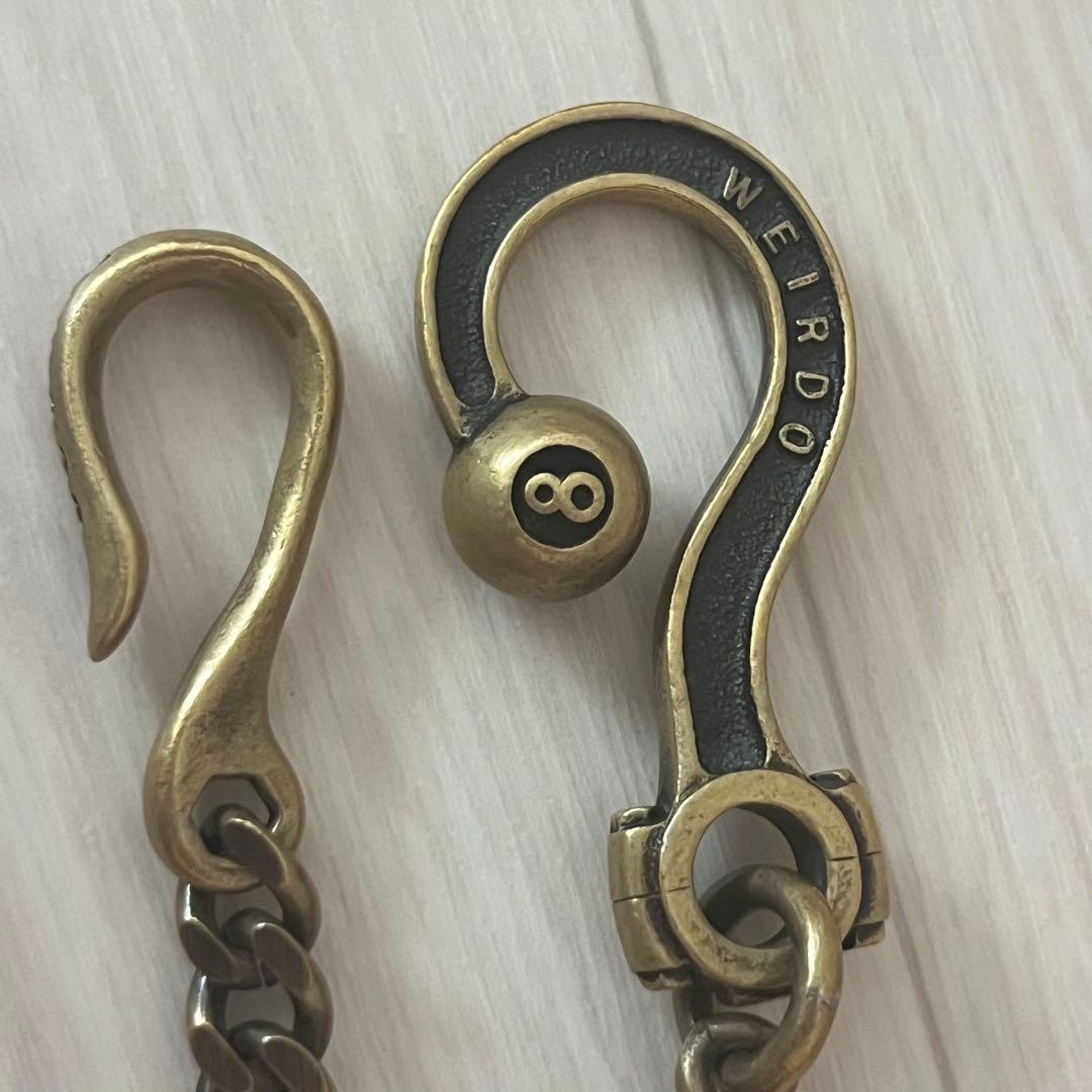 WEIRDO ウィアード 8 BALL CUT ウォレットチェーン ルード 男性