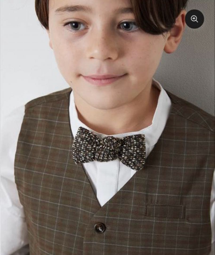 【riziere】シングルノーカラージャケット、蝶ネクタイ　一式