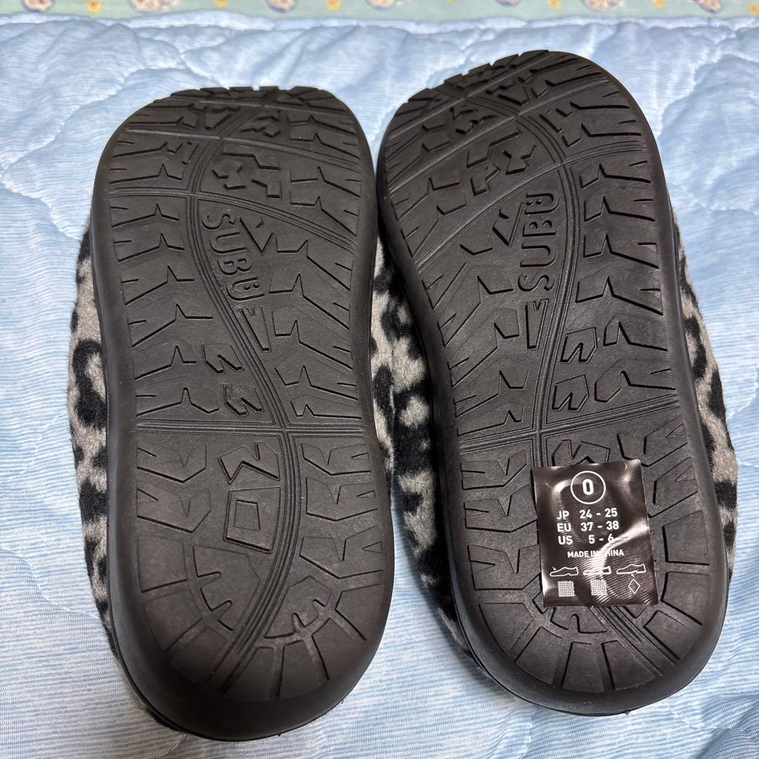 SUBU ヒョウ柄 スリッパ JP 24-25