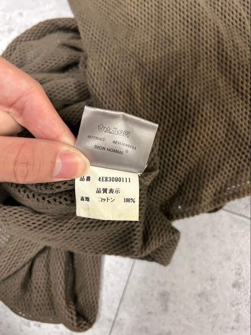 Dior Homme SS04 メッシュ　ロングストール　マフラー