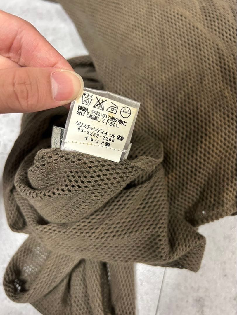 Dior Homme SS04 メッシュ　ロングストール　マフラー