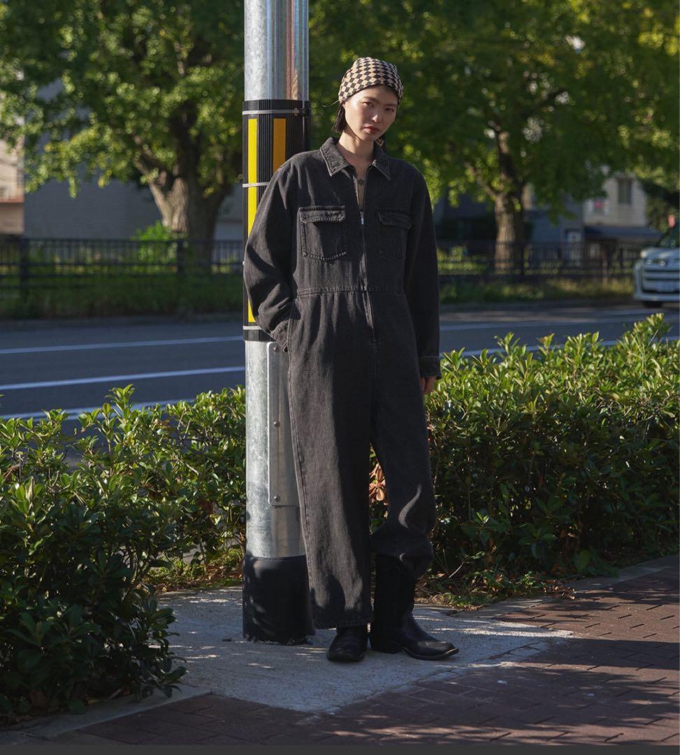 値下げ❣️ollkyotoJane Black Denim Jumpsuit