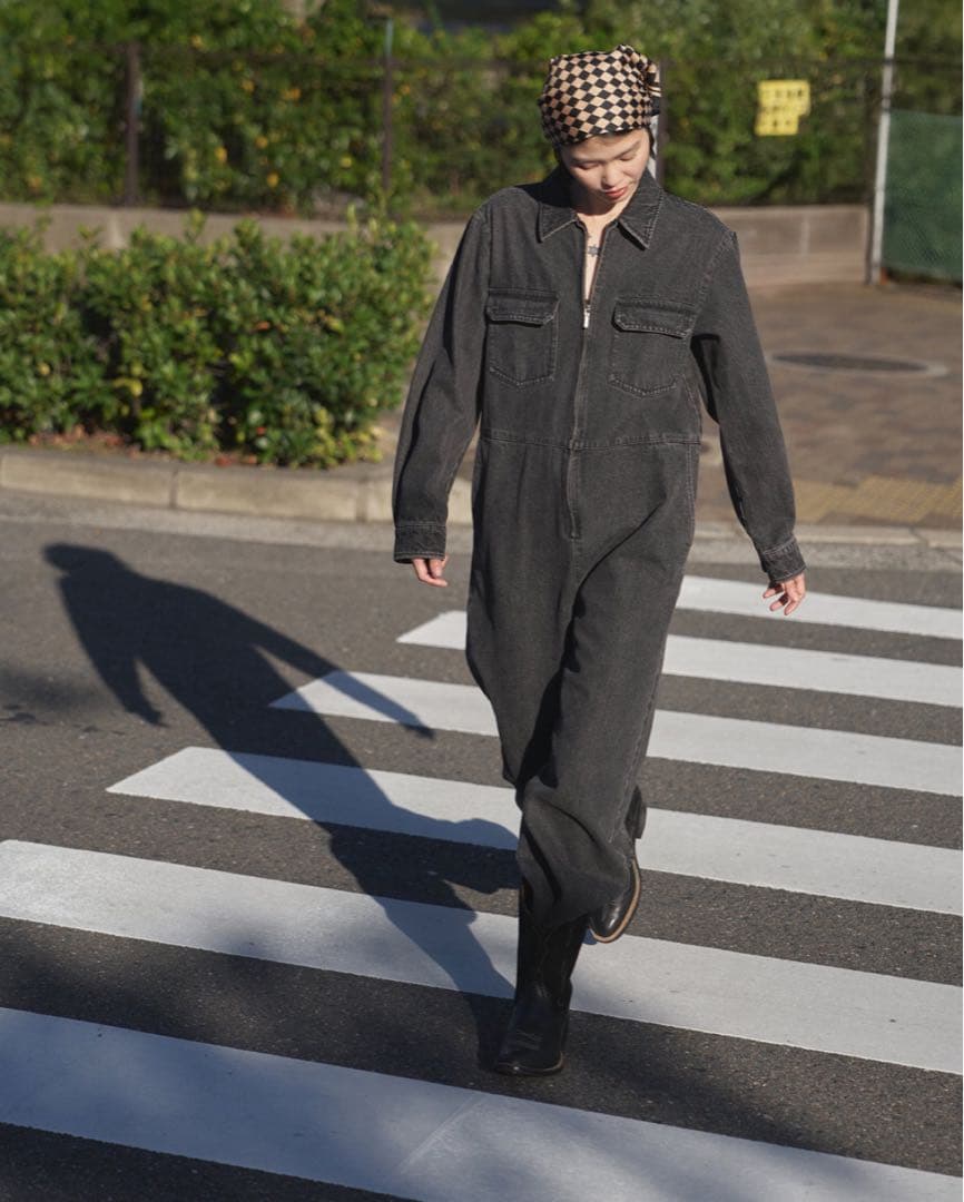 値下げ❣️ollkyotoJane Black Denim Jumpsuit