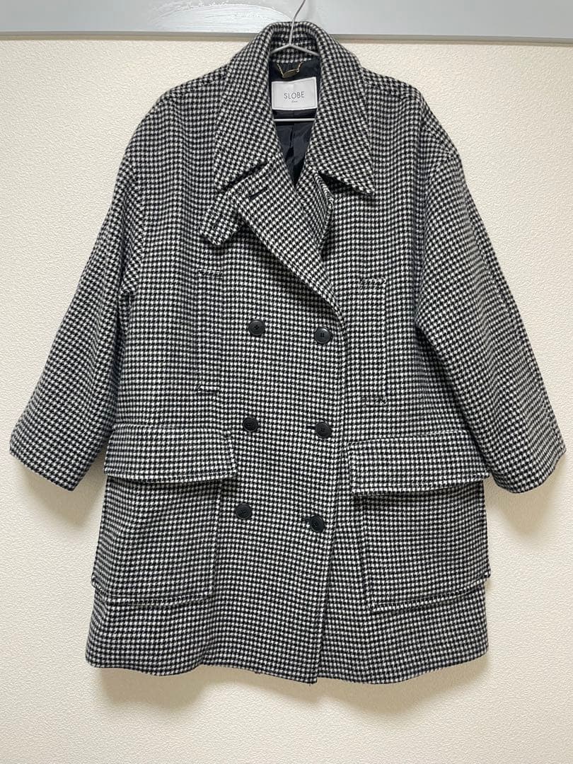 SLOBE IENA メルトンビッグPコート