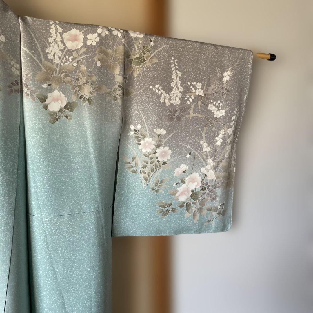 訪問着　未使用　躾つき