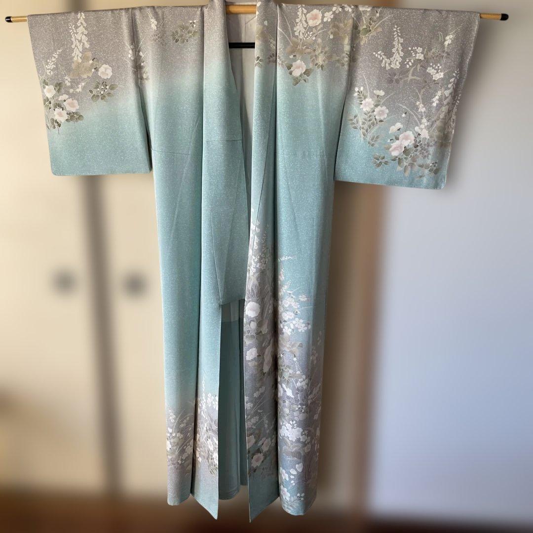 訪問着　未使用　躾つき