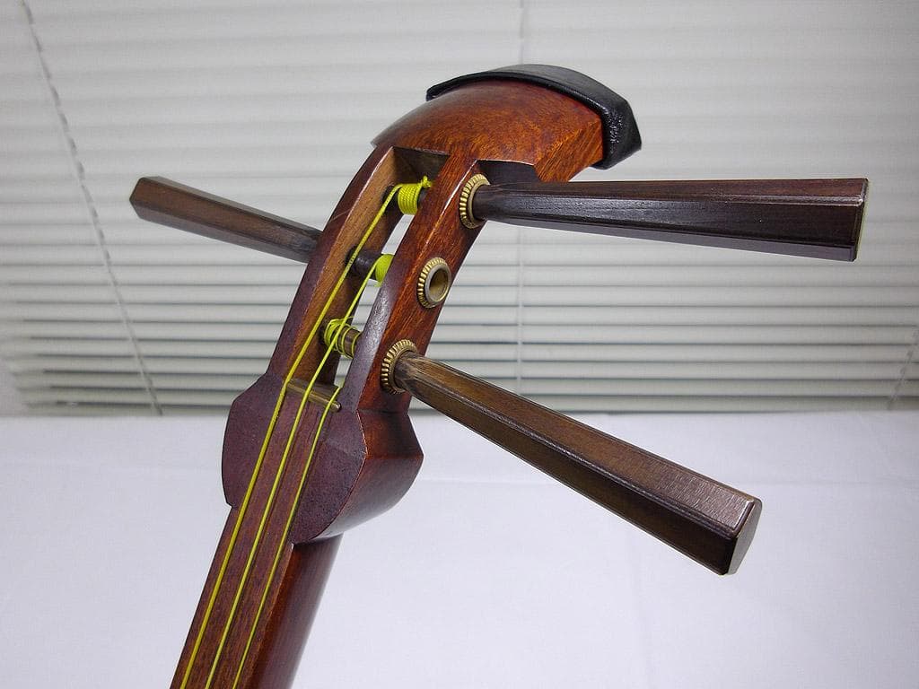 三味線　猫皮　破れなし