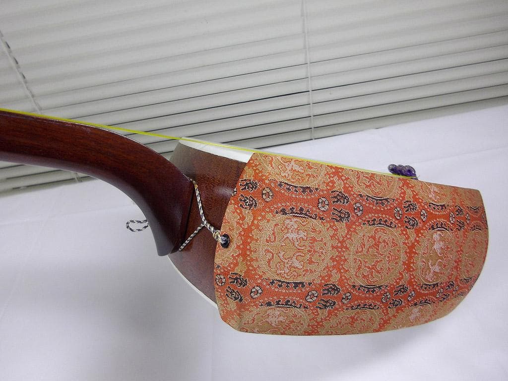 三味線　猫皮　破れなし