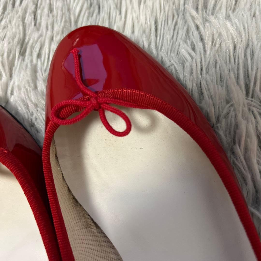 【美品】repetto Cendrillon バレエシューズ レッド 37サイズ