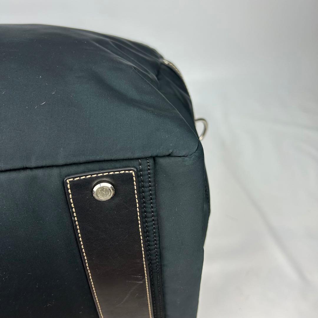 【美品】コーチ　ボストンバッグ　2way レザー　ナイロン　デカボストン　旅行