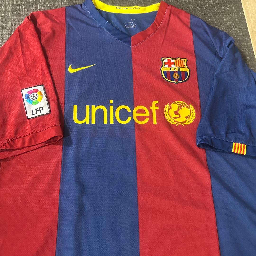 XXXL バルセロナ　ユニフォーム　上下　メッシ　ロナウジーニョ　セットアップ