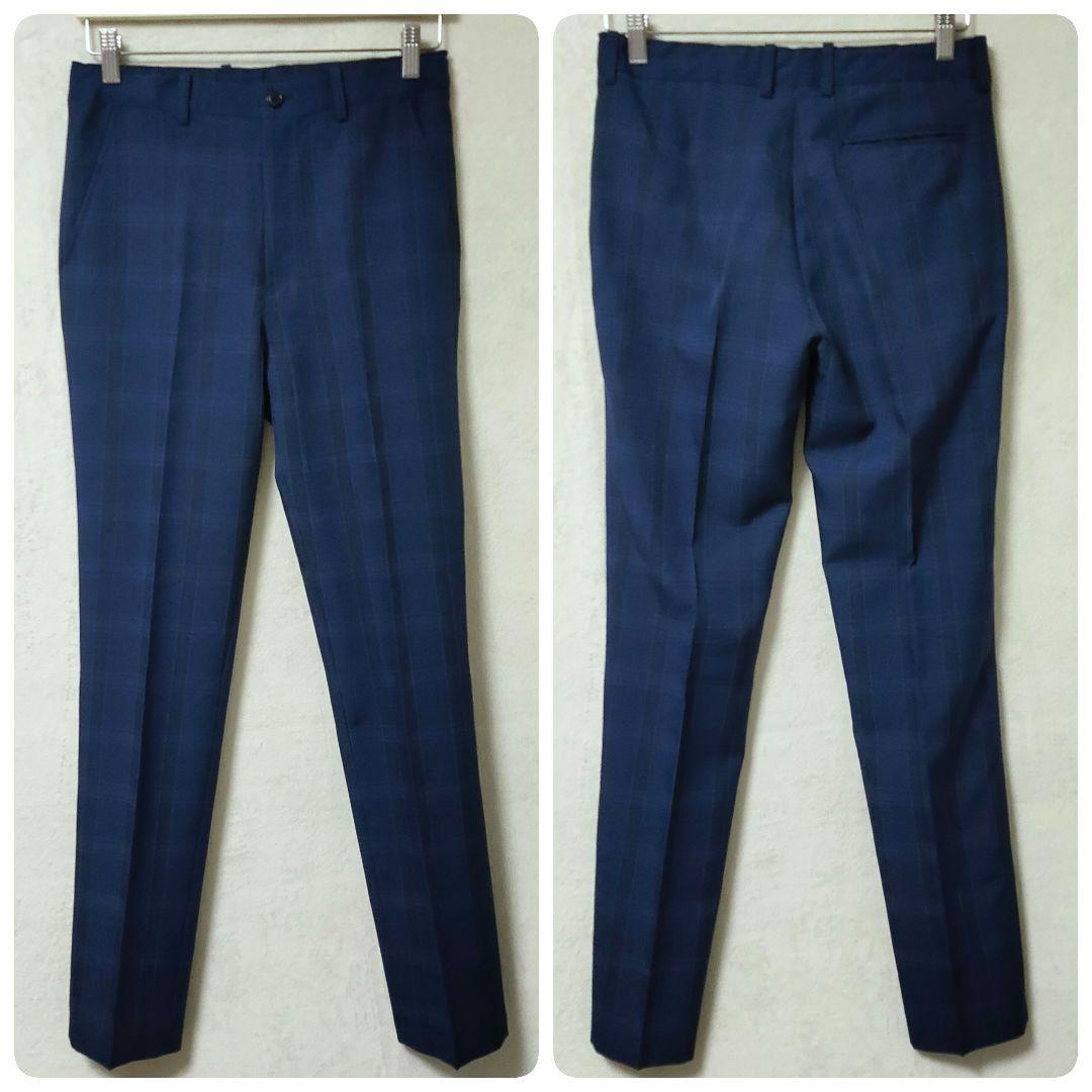 ワンダーファクトリー 男の子 フォーマルスーツ 8点 160 ネイビーチェック