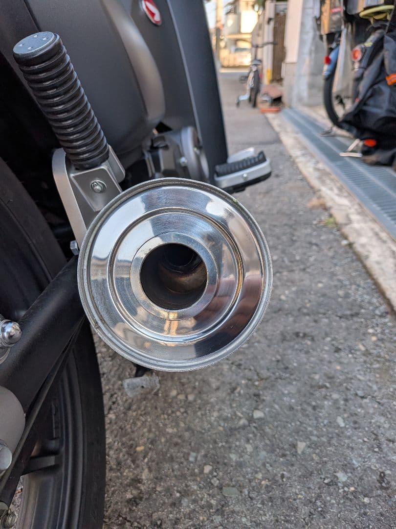 スーパーカブ C125 モリワキメガホン JA58 JA71用　美品