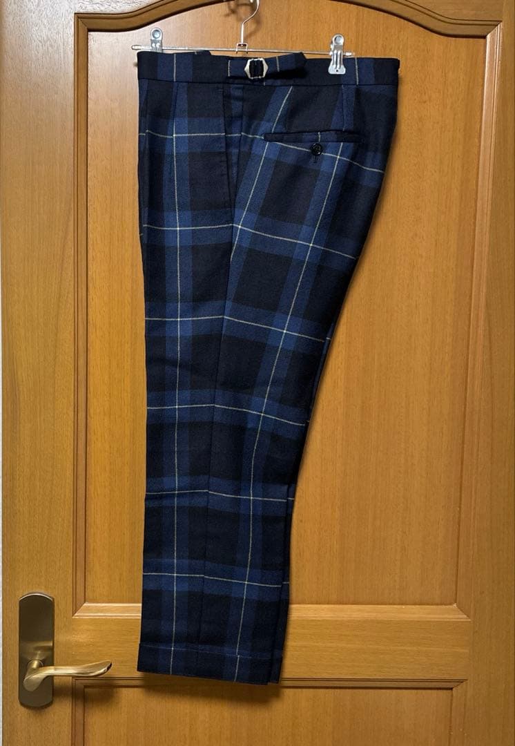 ビームスＦ別注　ベルナールザンス タータンチェックパンツ