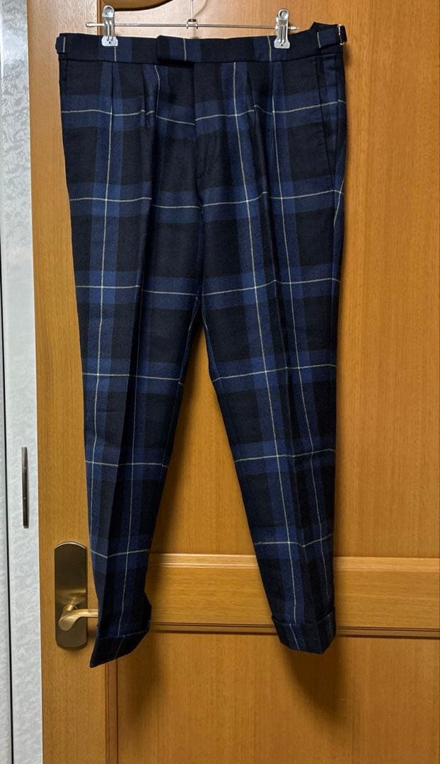 ビームスＦ別注　ベルナールザンス タータンチェックパンツ