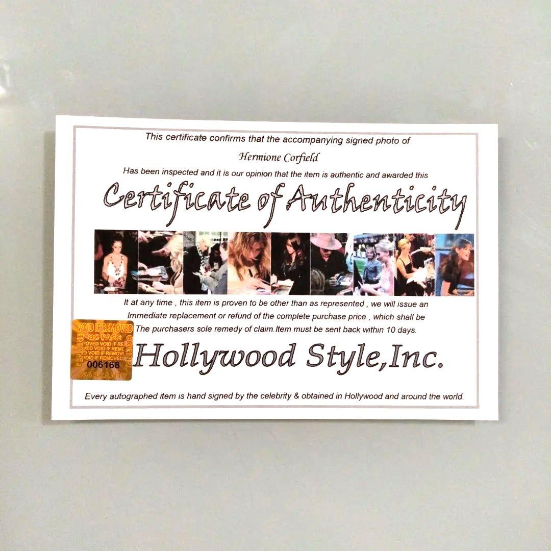 ハーマイオニー・コーフィールド直筆サイン入り大型写真…ミッションインポッシブル