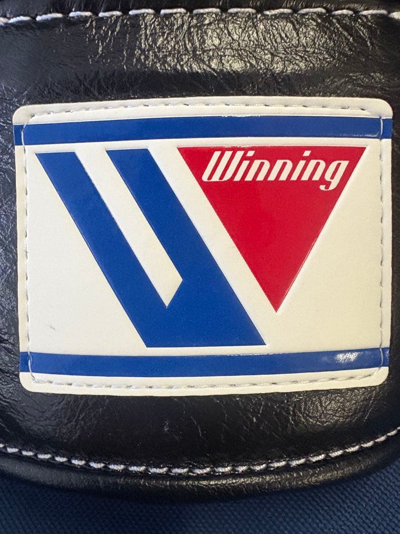 ウイニング　紐　黒　8オンス