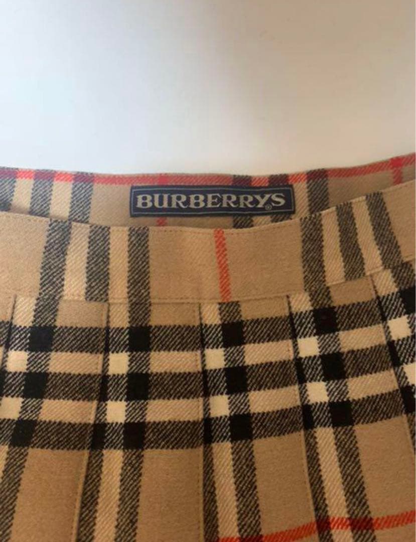 BURBERRYS チェック柄 プリーツスカート