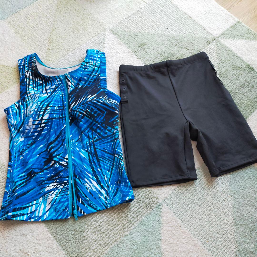 新品タグ付き！ワコール　水着　9M　セパレート　スイムウェア　全面シェイプ