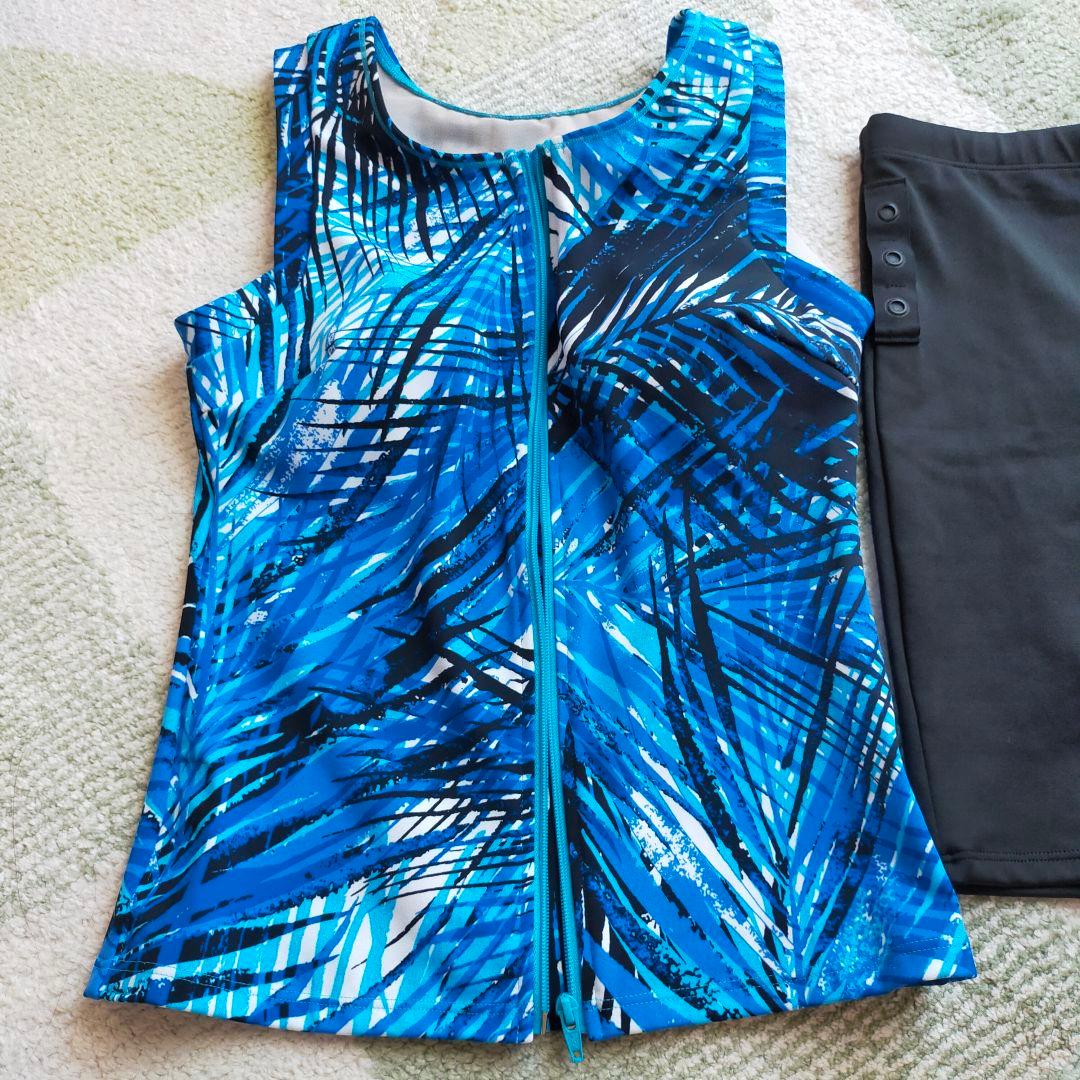 新品タグ付き！ワコール　水着　9M　セパレート　スイムウェア　全面シェイプ