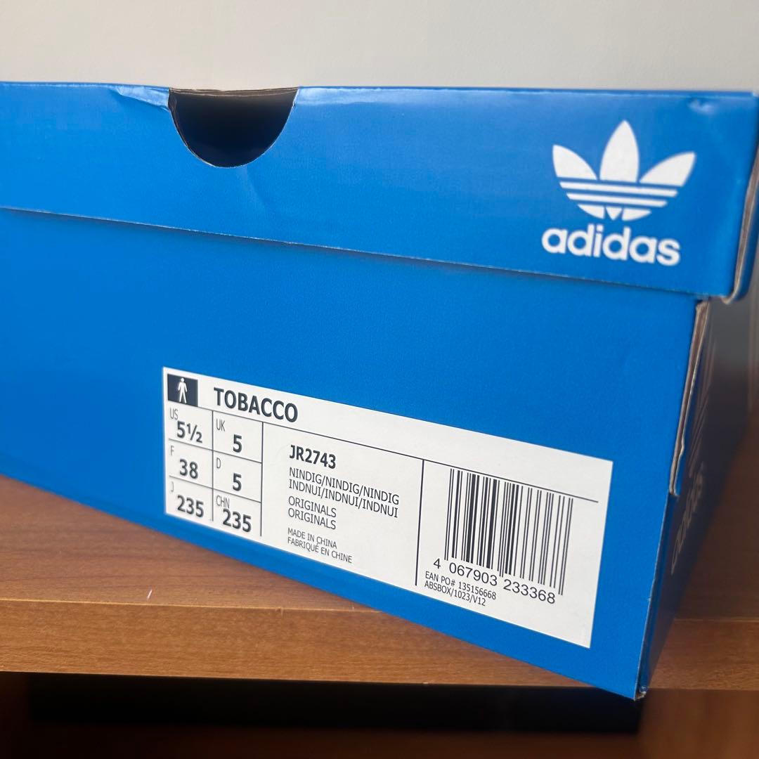 靴 adidas TOBACCO Night Indigo 23.5